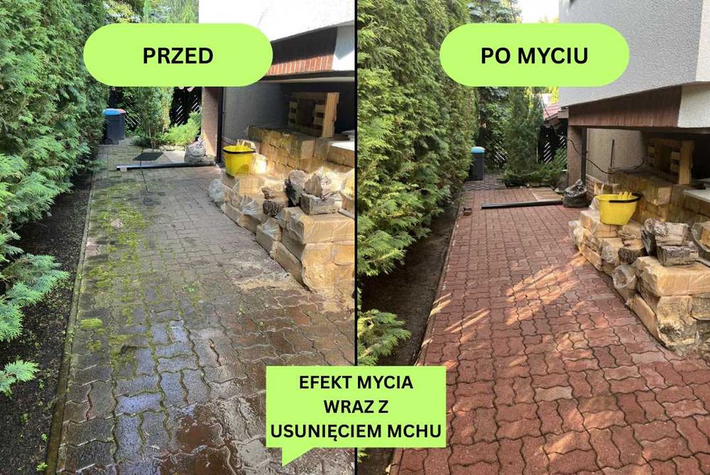 Mycie Czyszczenie kostki brukowej Olsztyn | Impregnacja, Spoinowanie