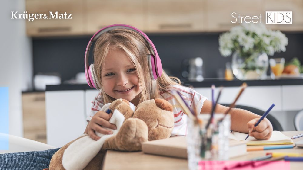 Bezprzewodowe Słuchawki Nauszne Dla Dzieci Kruger&Matz Street Kids