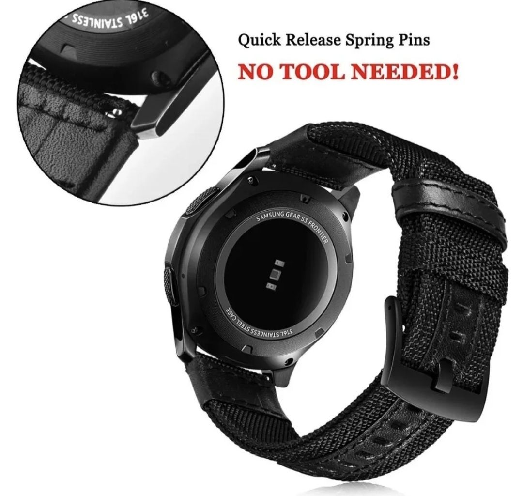 Нейлоновий ремінець для Galaxy Watch 4,5,6,7 40mm, 44mm