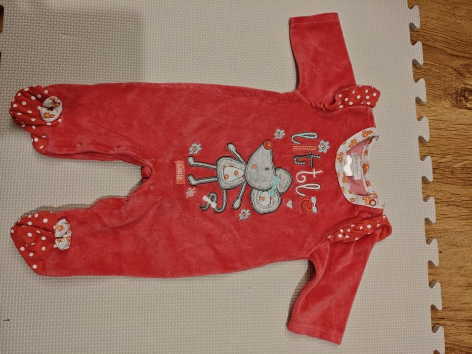 Pajacyk body dziewczęcy rozmiar 3 6 miesiecy