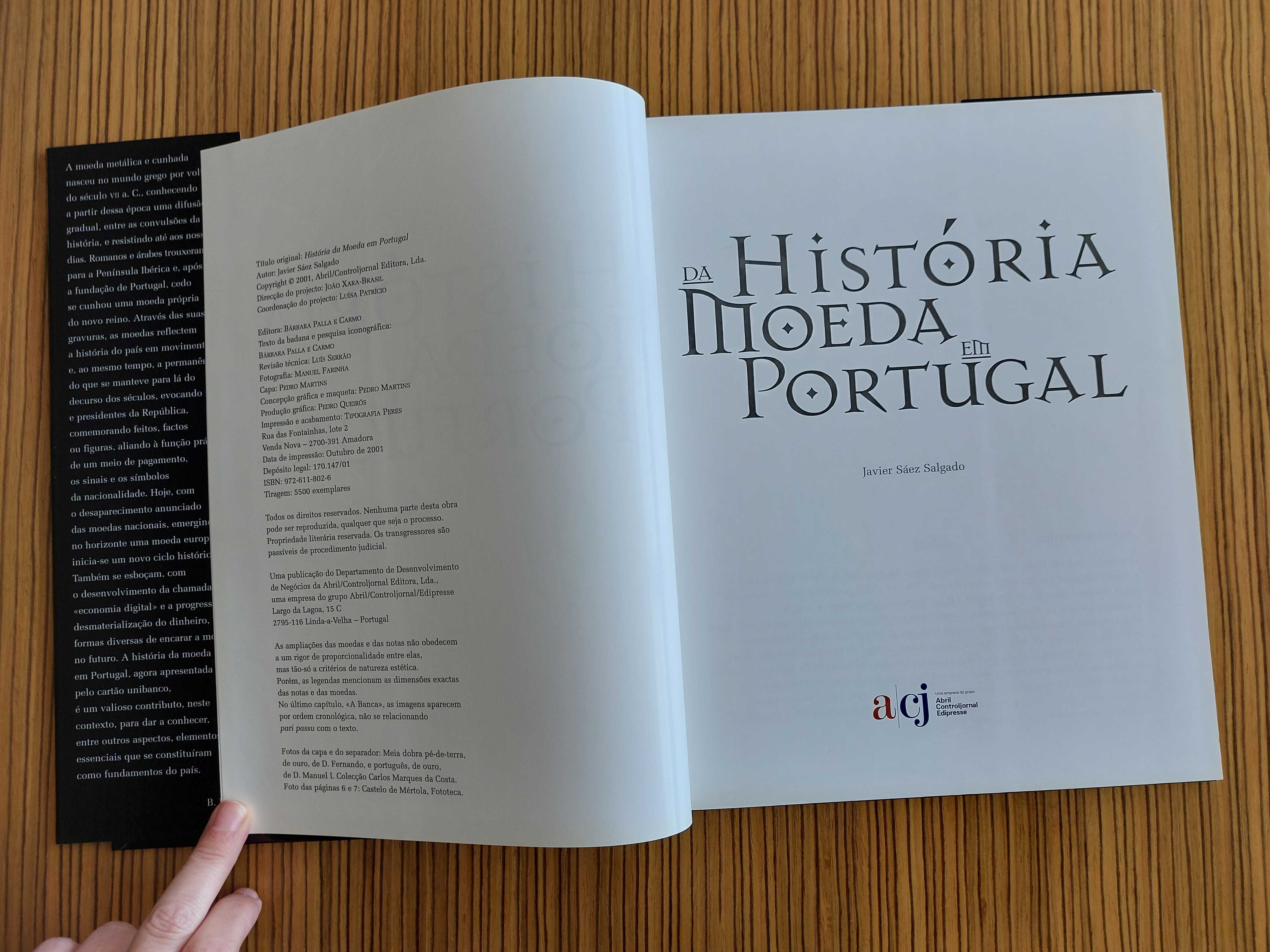 História da Moeda em Portugal - Livro Novo