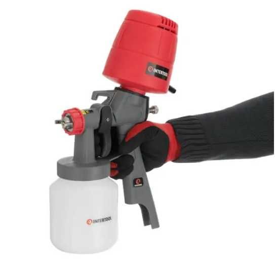Краскопульт электрический Intertool DT-5045 (450 Вт,100-200 мл/хв)