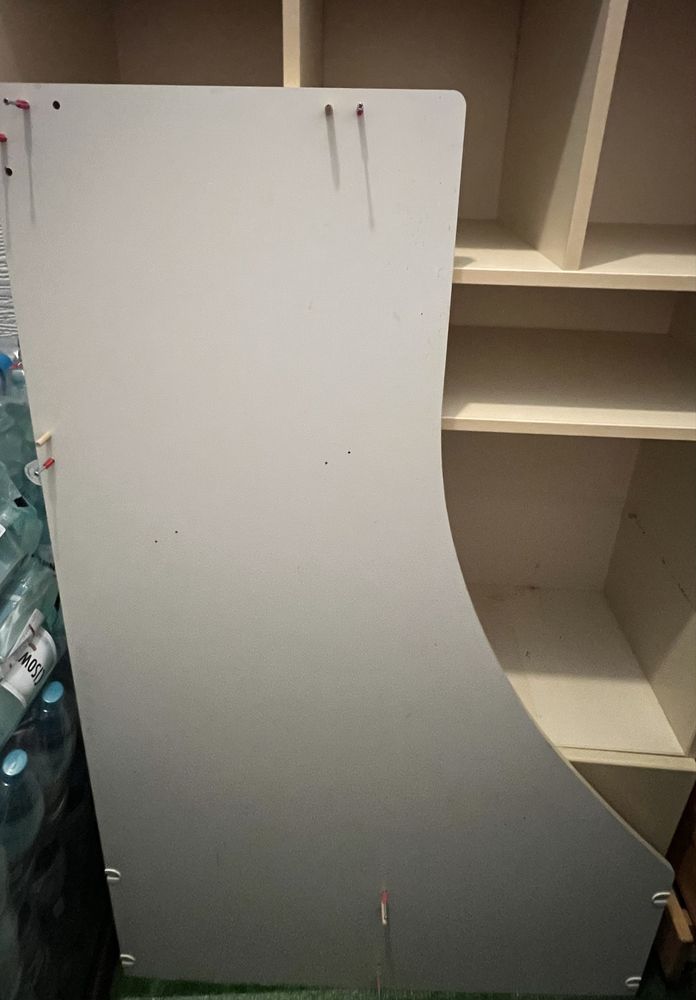 regał i biurko meblik orchidea bordo