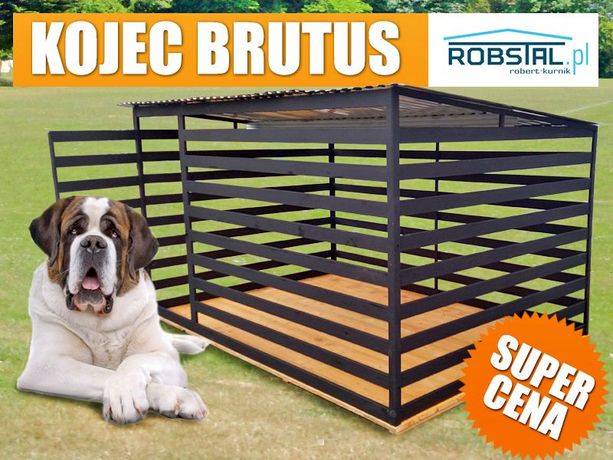 BARDZO MOCNY Kojec dla psa BRUTUS - klatki kojce dla zwierząt