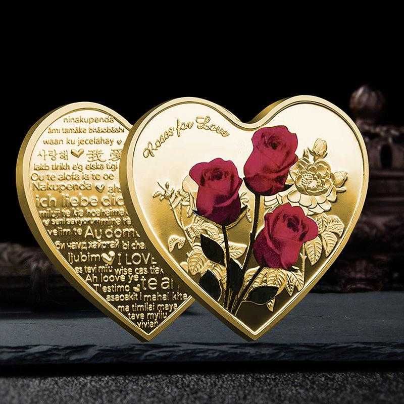 Сувенірна монета "Троянда для кохання"