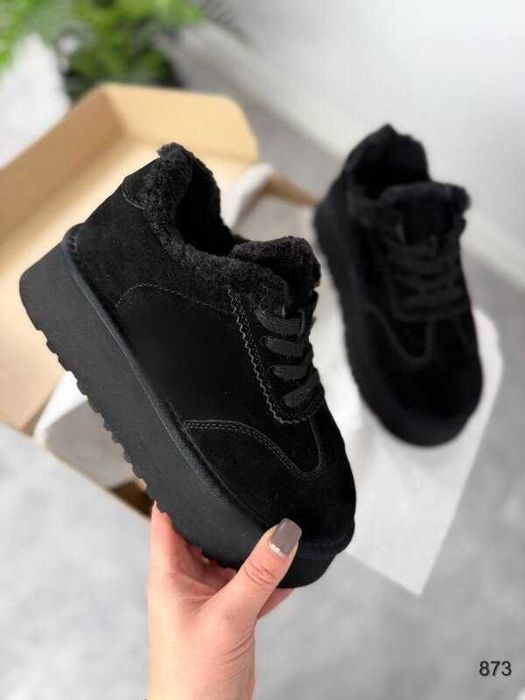 Чорні сноубутси на шнурівці, черевики, зимние сноубутсы черные 36-40