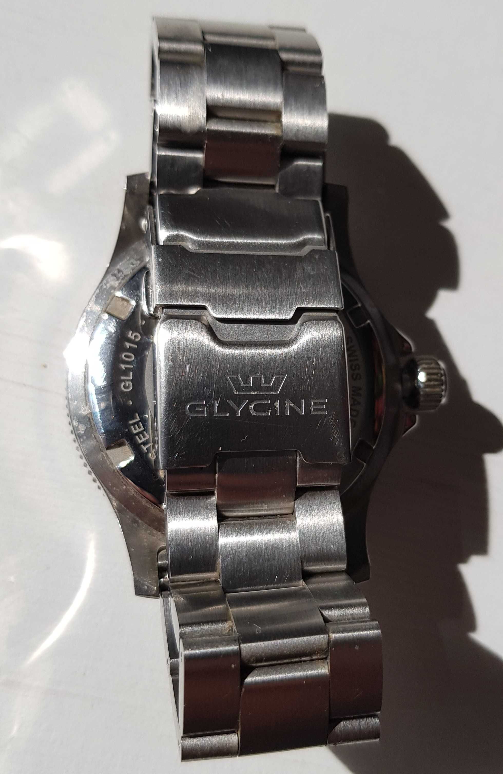 Zegarek męski GLYCINE model Combat SUB 20ATM szafirowe szkiełko stal