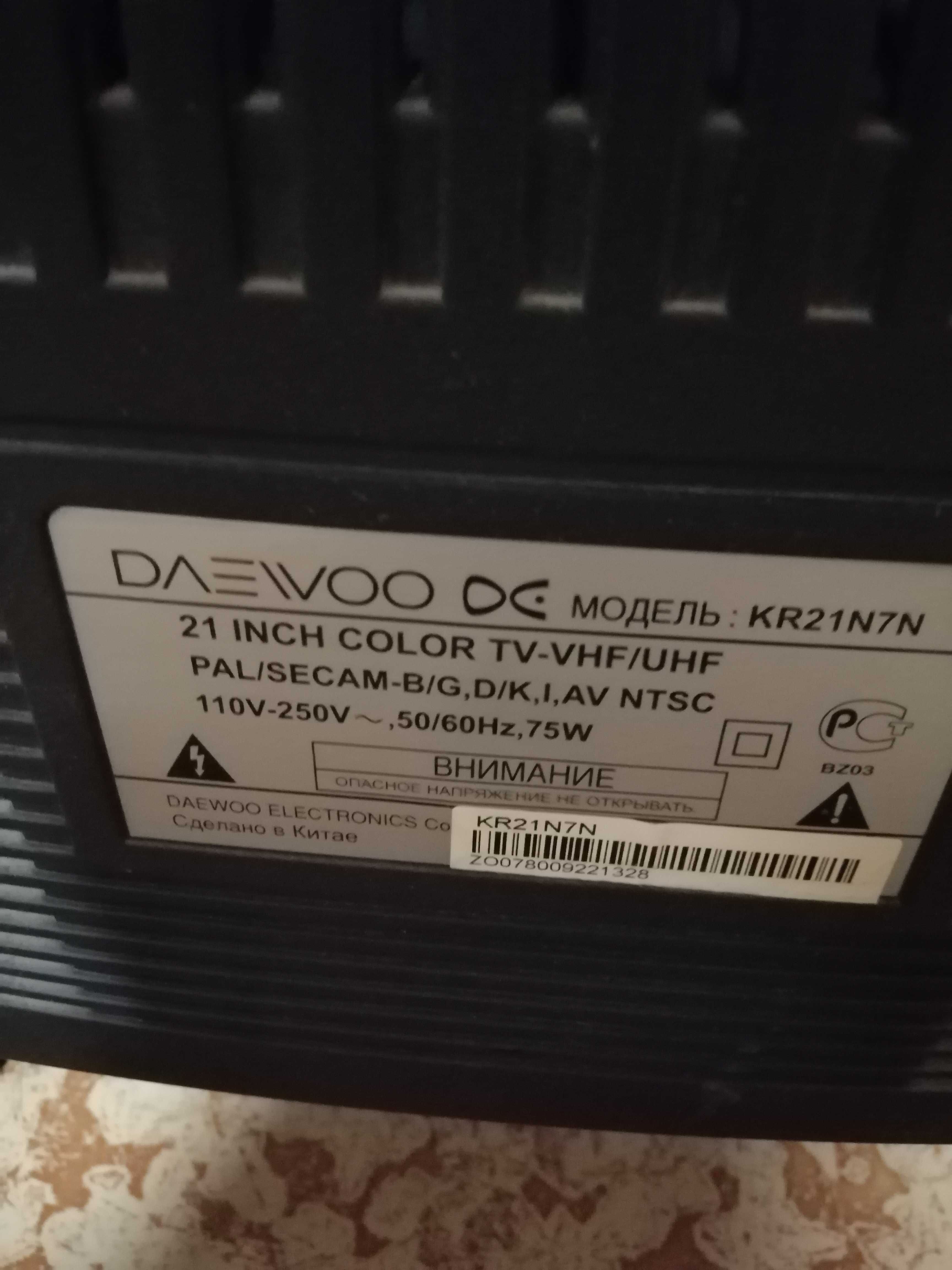 Продається справний телевізор Daewoo модель KR21N7N