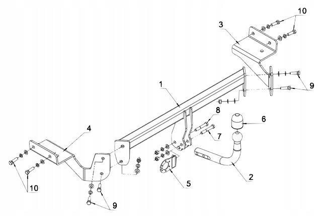Słupsk Solidny Auto Hak Holowniczy Kia Venga Hatchback 3+5D od2009r