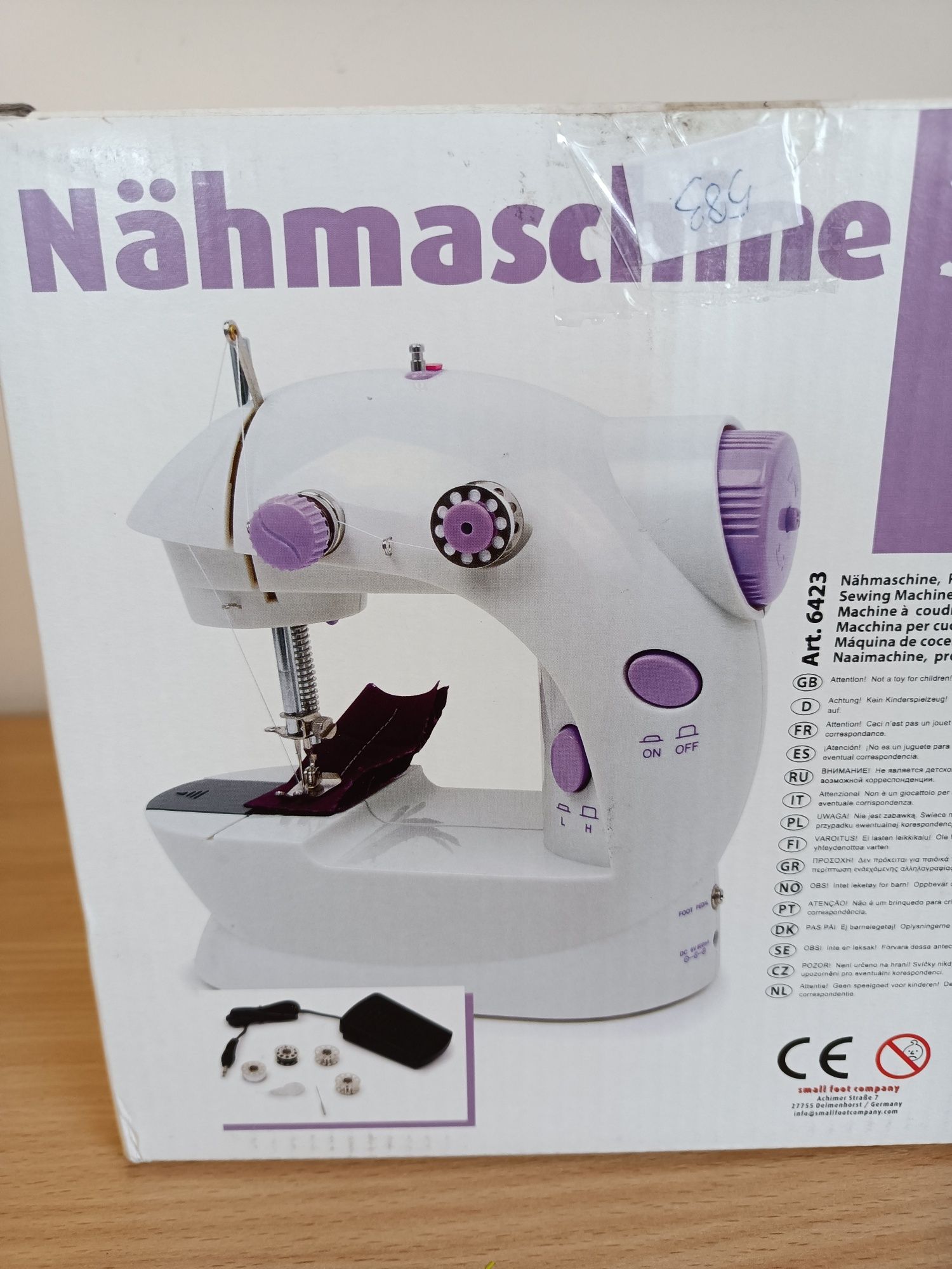 Profesjonalna zabawkowa maszyna do szycia dla dzieci Small foot design