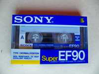 Аудиокассета Sony EF 90 Super запечатанная