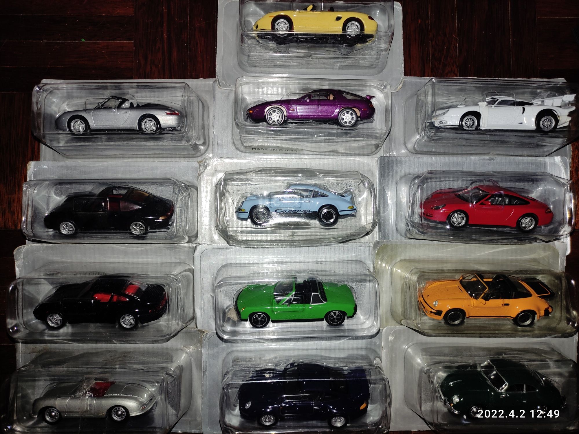 Carrinhos coleção Porsche 1/43