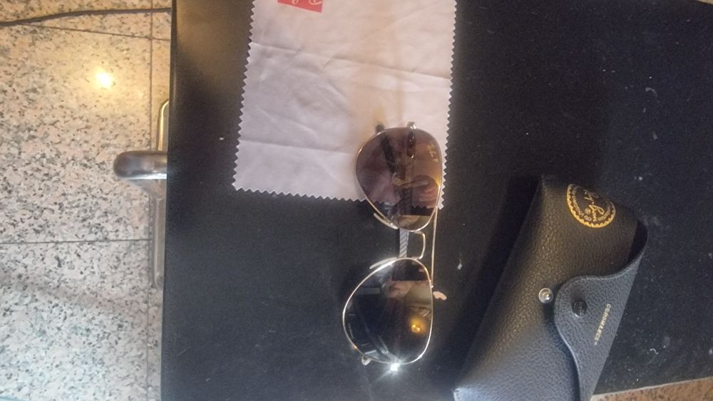 Oculos amarelos da ray ban polarizados cromance