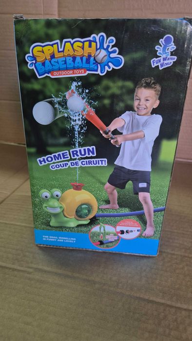 Zraszacz wodny Baseball Zabawka ogrodowa wodna 2 w 1 z obrotową dyszą