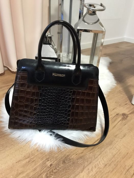 Torebka kuferek KAZAR lakierowana