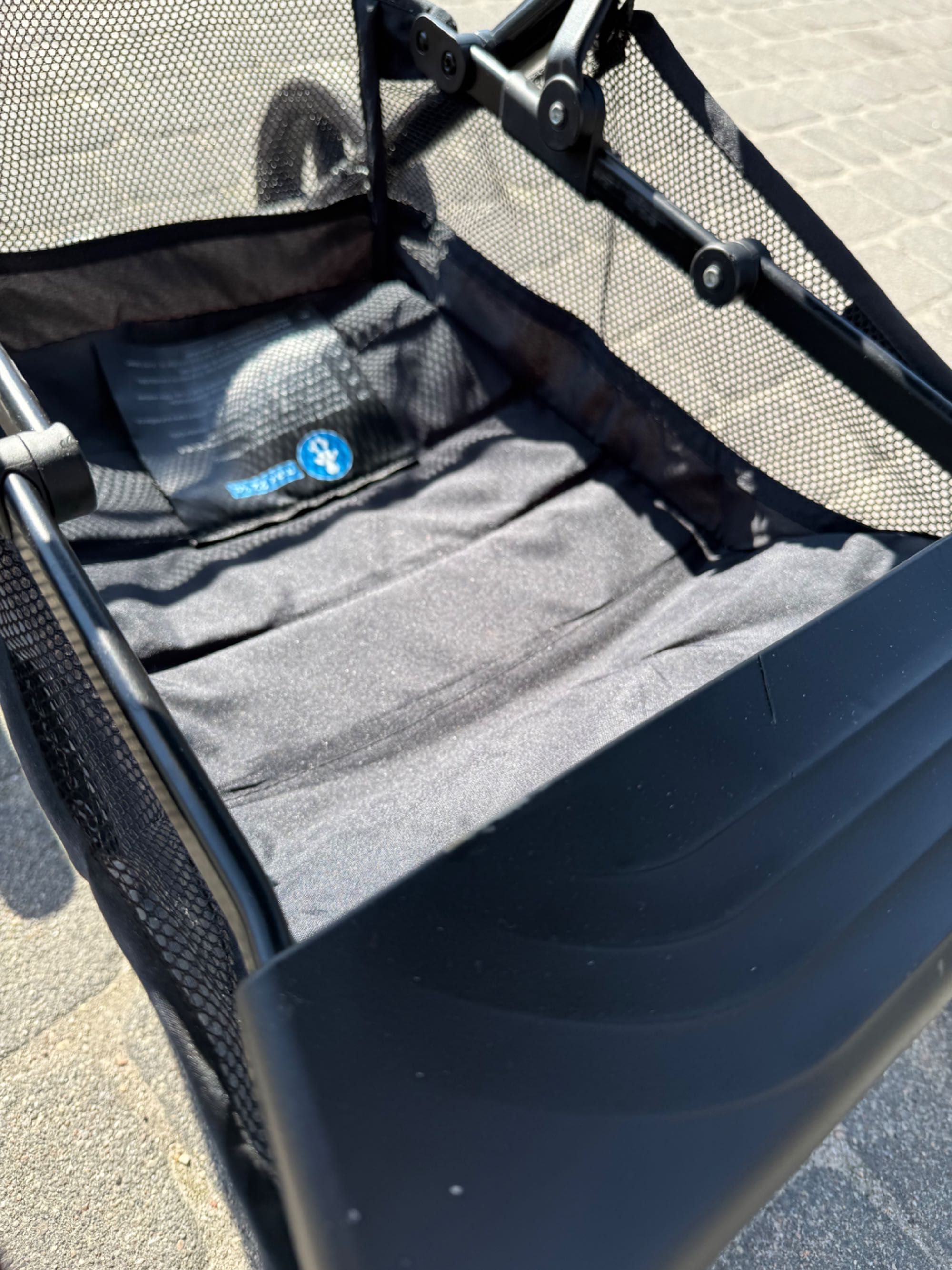 Wózek spacerowy Cybex Eezy S+2 szary pomarańczowy unisex samolotowy