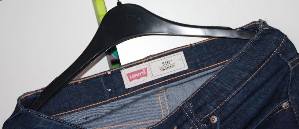 levis levi's spodnie damskie jeansy jeans granatowe 12 xs s 34 36