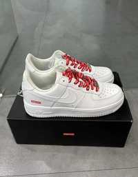 Nike Air Force 1 Low Supreme Białe 45