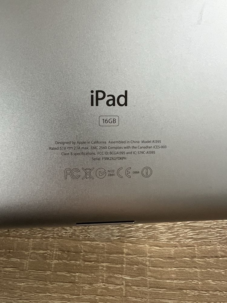 Продам Ipad 2 16 gb space gray заблокований Айпад 2