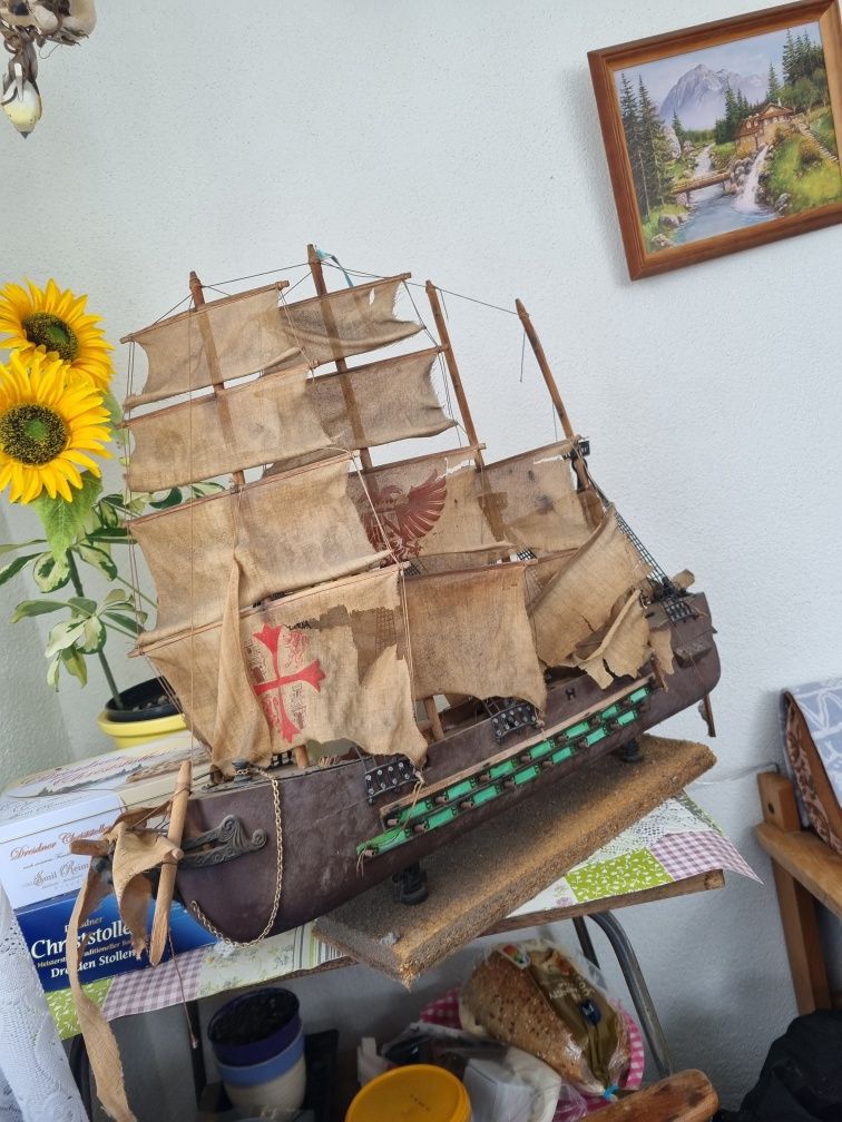 Statek model ręcznie robione do odnowy renowacji dla majsterkowicza