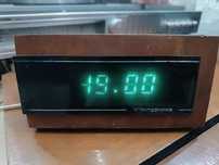 Stary zegar elektroniczny lampowy PRL vintage antyk