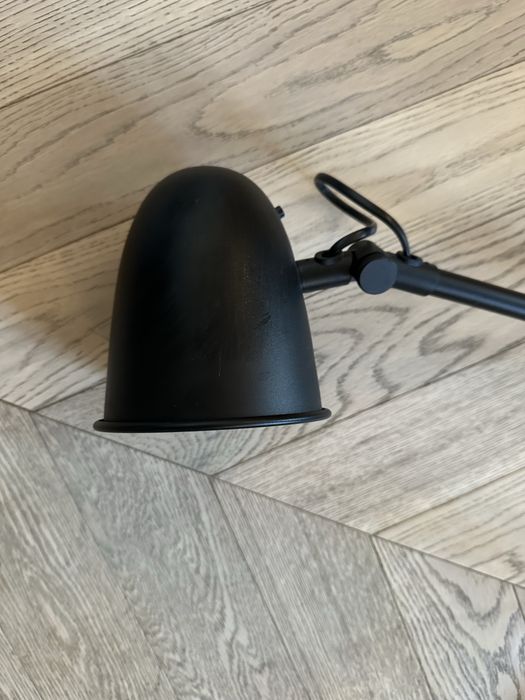 IKEA  Skurup lampka ścienna  biurkowa czarna