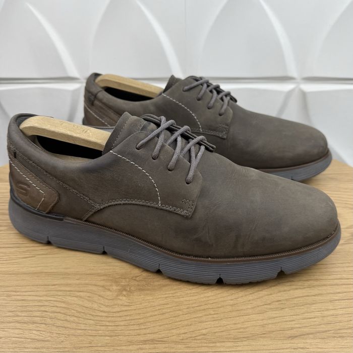 Чоловічі шкіряні кросівки Skechers