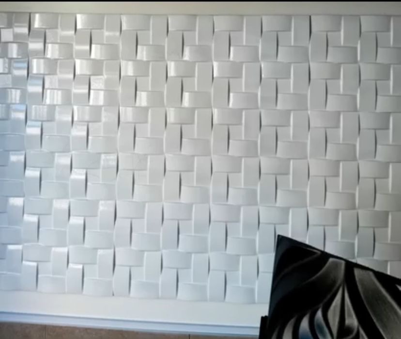 Placas Decorativas 3D em Geso para Parede – Efeito Moderno e Fácil Apl