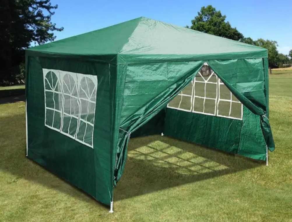 Павільйон садовий Garden 3х3 м, зелений шатер дачный шатёр