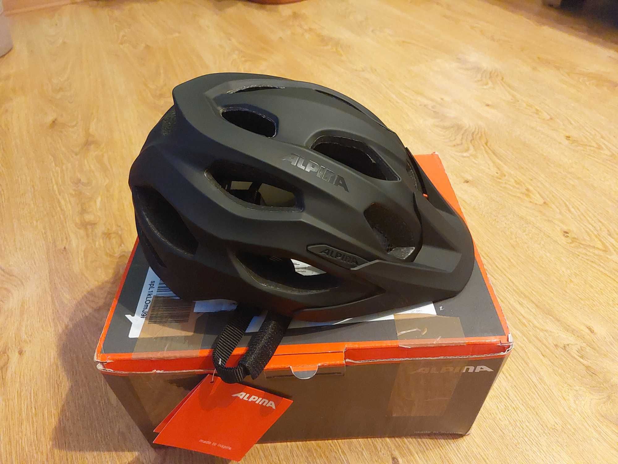 Na sprzedaż posiadam nowy kask rowerowy ALPINA carapax 2.0 black matt.