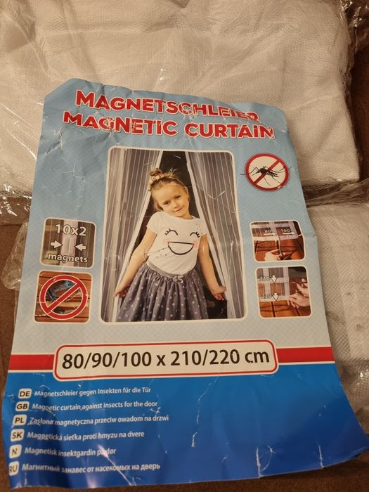 Zasłona magnetyczna na drzwi