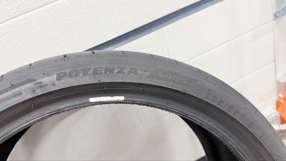 2x Bridgestone Potenza S005 235/35/19 91Y 5,5mm 2023r ŁADNE