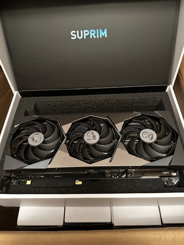 Nowa MSI GeForce RTX 3070 Suprim X 8 GB, komputer, karta graficzna!
