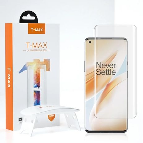 Защитное стекло T-Max UV Tempered Glass OnePlus 8 - Clear