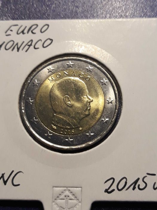 2 Euro  Albert II Grimaldi Monako 2015 r. - Mennicze