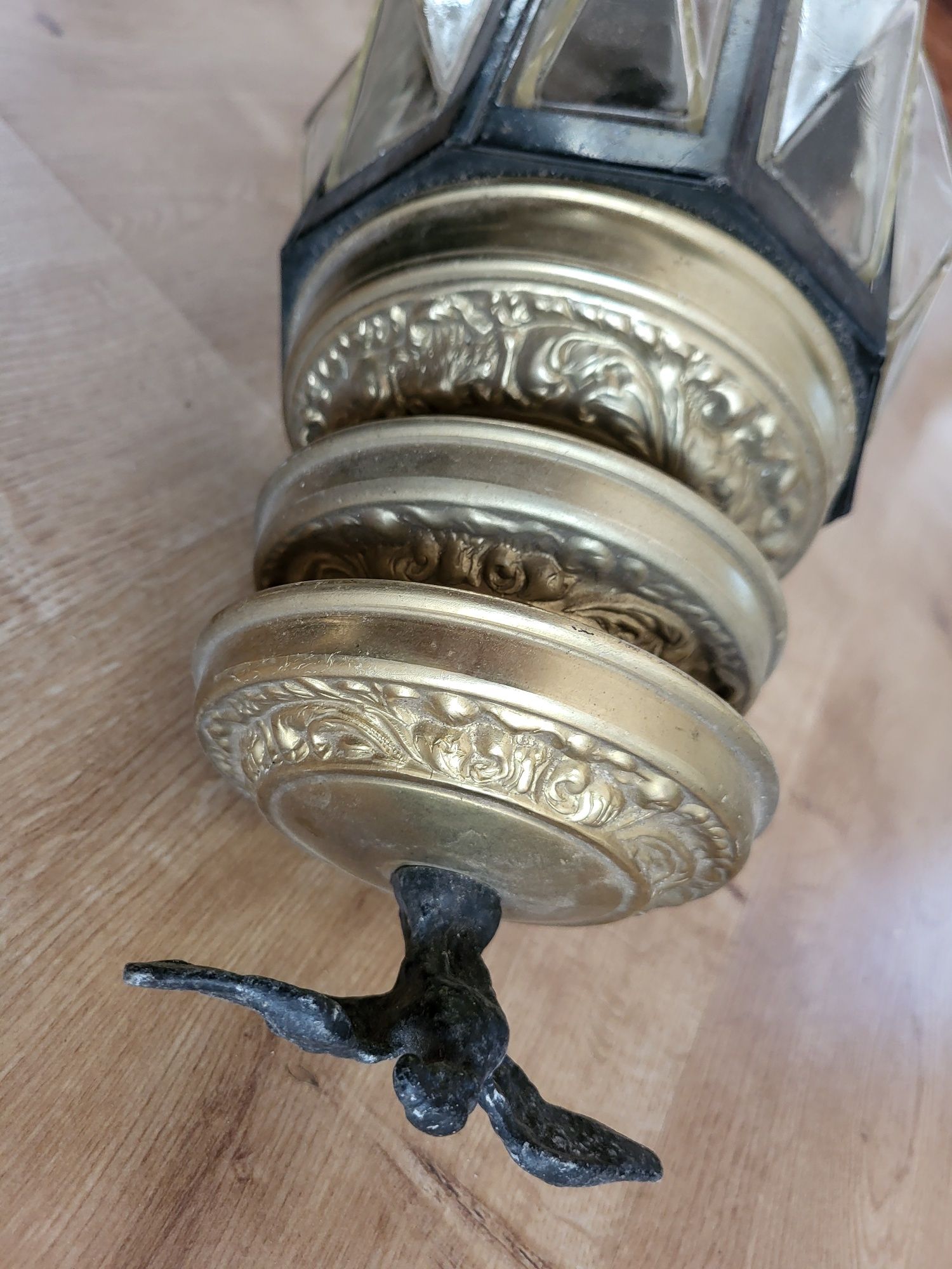 Lampa powozowa art deco antyk XIX