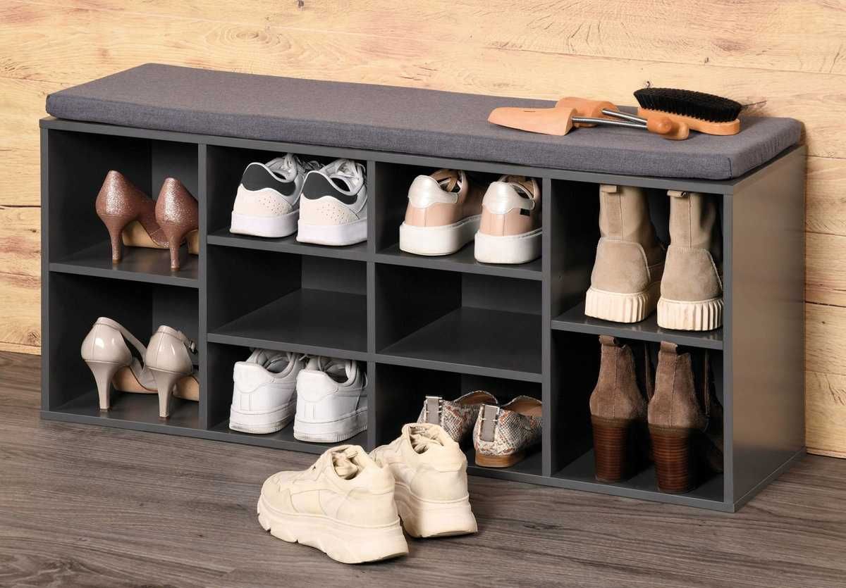 Ławka na buty z siedziskiem