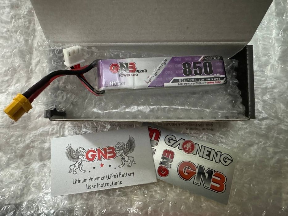 Батерея для FPV 2s (Mobula) 850mA
