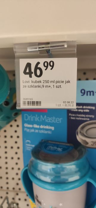 Kubek Lovi do nauki picia jak ze szklanki.