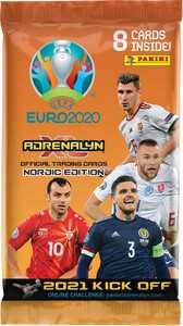 10 saszetek NORDIC EDITION 2021  KICK OFF UEFA EURO 2020 kart 80
