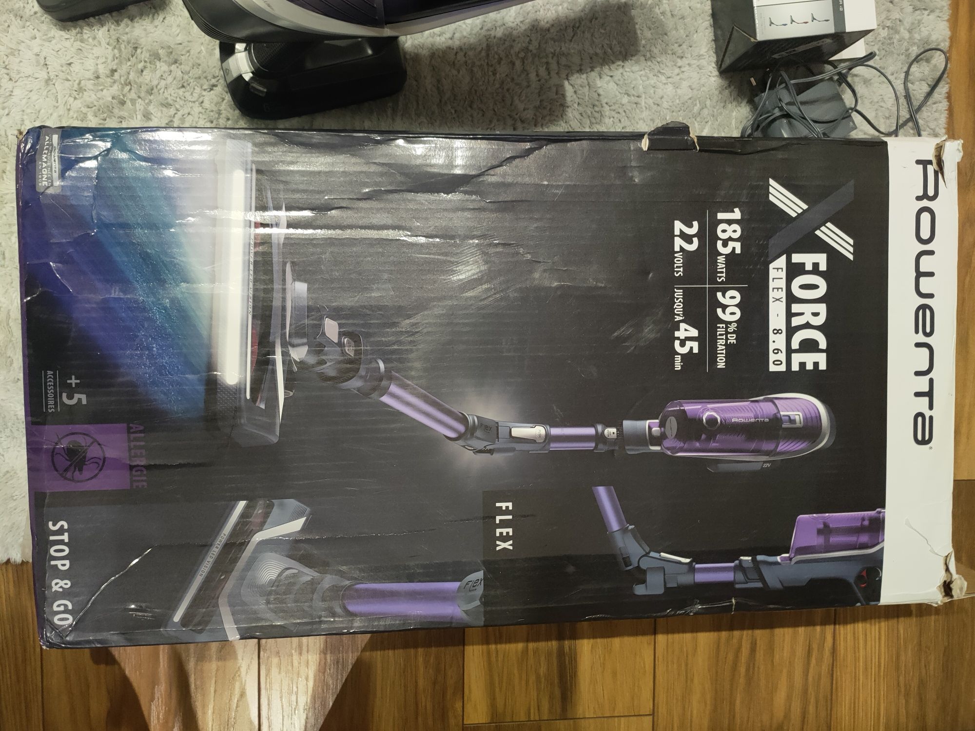 Odkurzacz pionowy Rowenta xforce flex 8.60