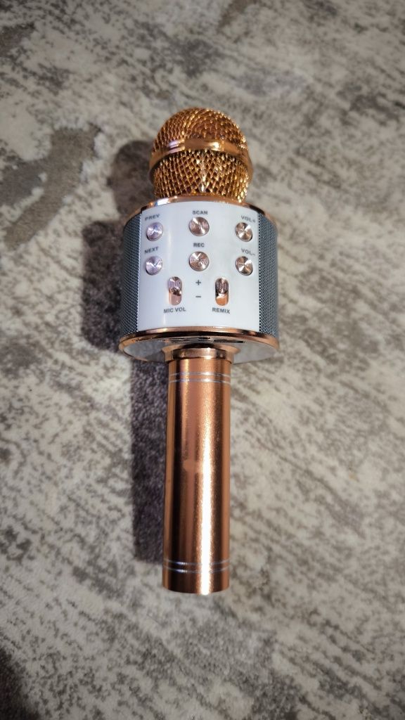 Mikrofon z Głośnikiem Karaoke + Bluetooth