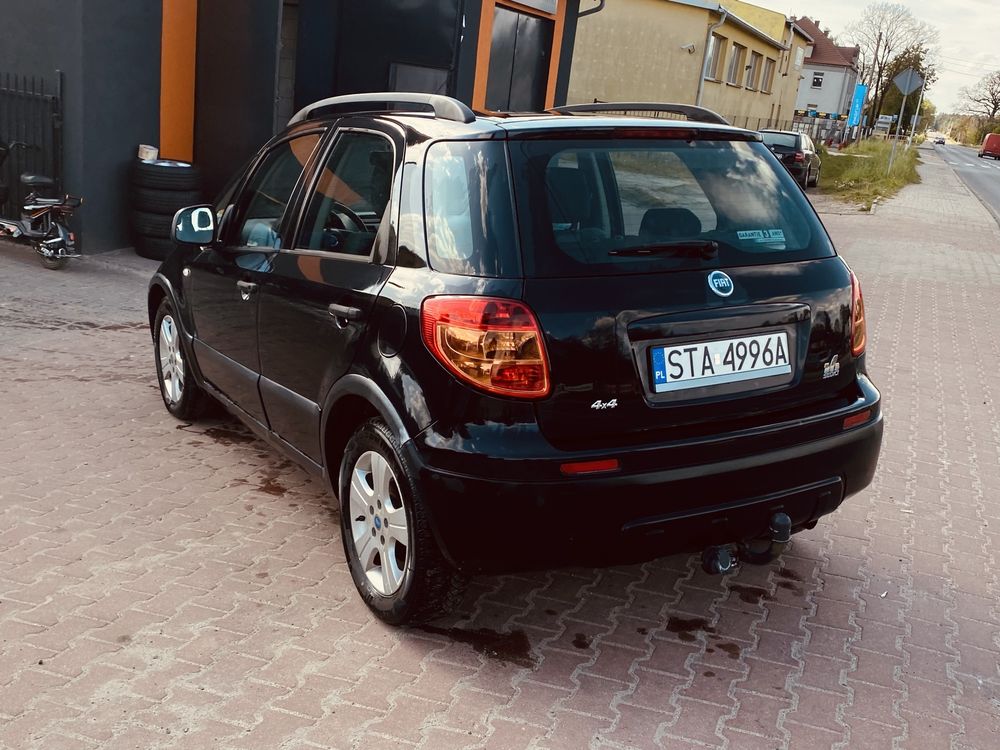 sprzedam fiata sedici rok 2007 1,9d 4x4 hak zadbany