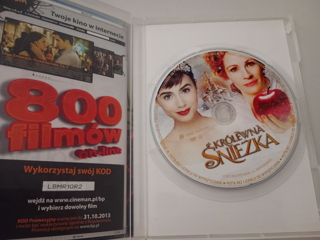 Królewna Śnieżka Dvd
