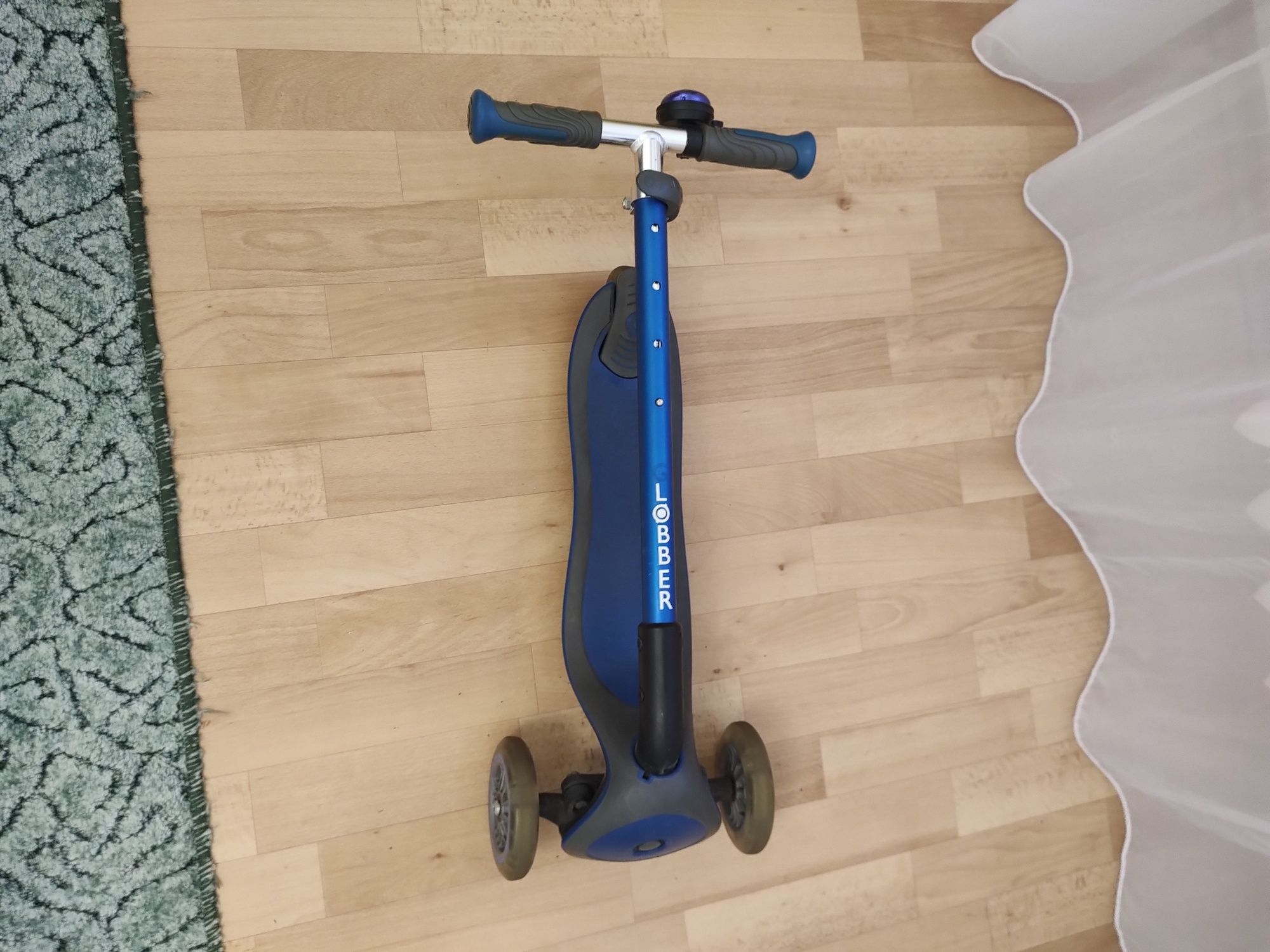 Самокат Globber Fold Up Elite Deluxe (синій)