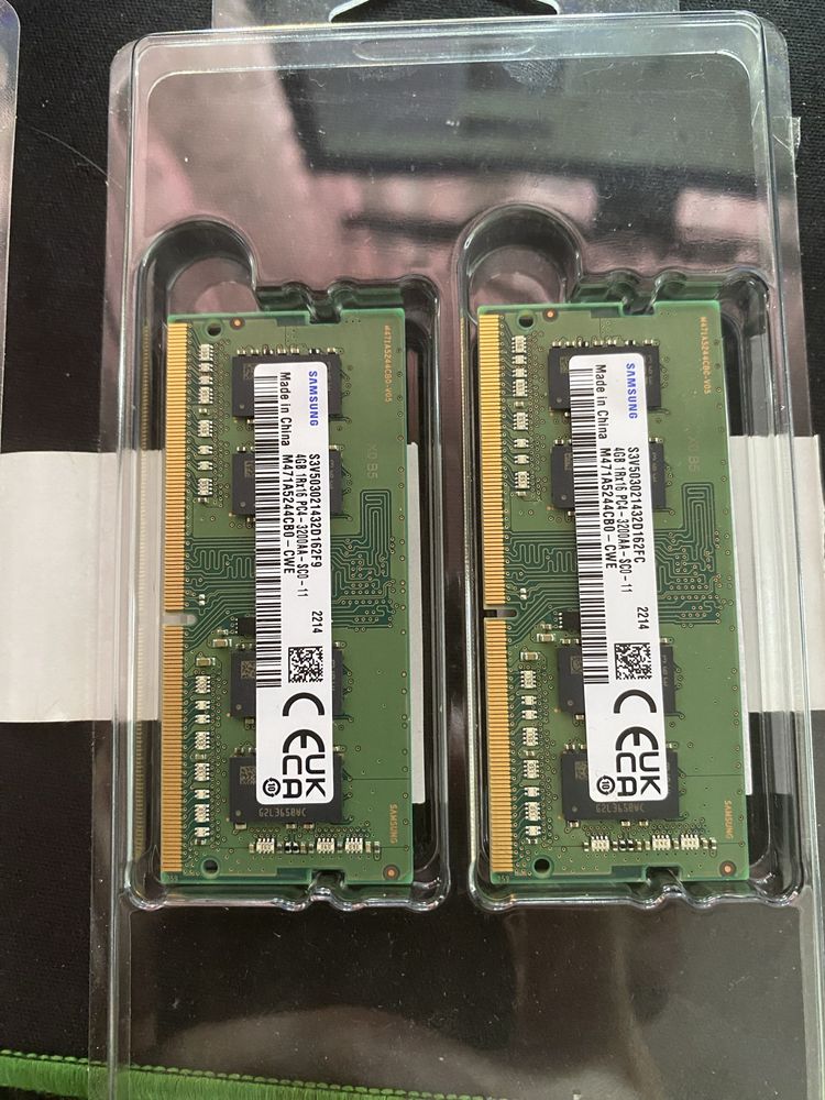 Pamięć 4GB DDR4 SODIMM 3200 Mhz do laptopa SAMSUNG 2 szt