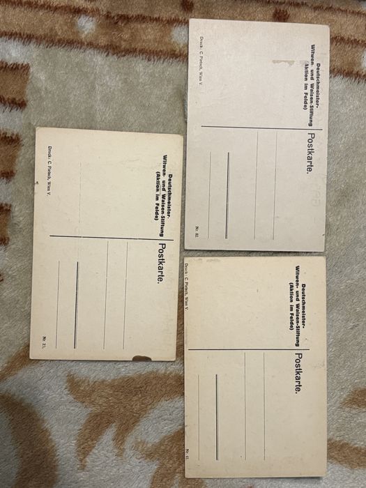 3 pocztówki Austro-Węgry Kristen grabendolch m.17 oddziały szturmowe