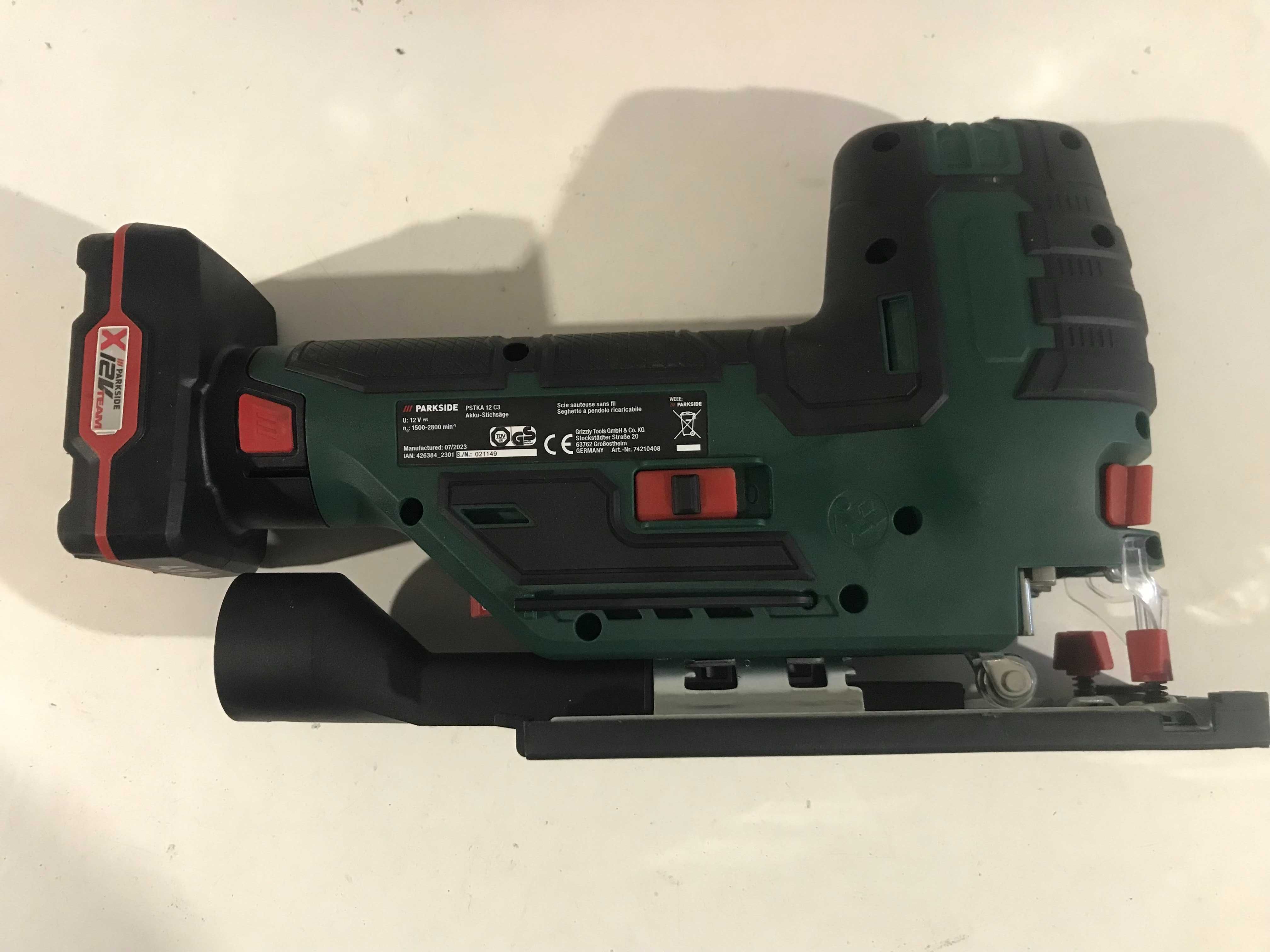 Акумуляторний маятниковий лобзик Parkside PSTKA 12 C3