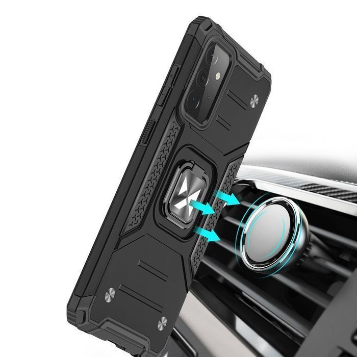 Etui Wozinsky Ring Armor do Samsung Galaxy A72 4G Różowe