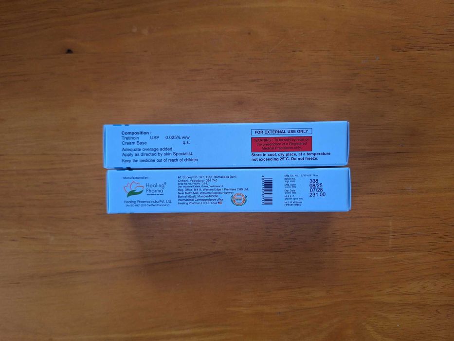 Krem Tretinoin 0.025% 20g Tretiheal